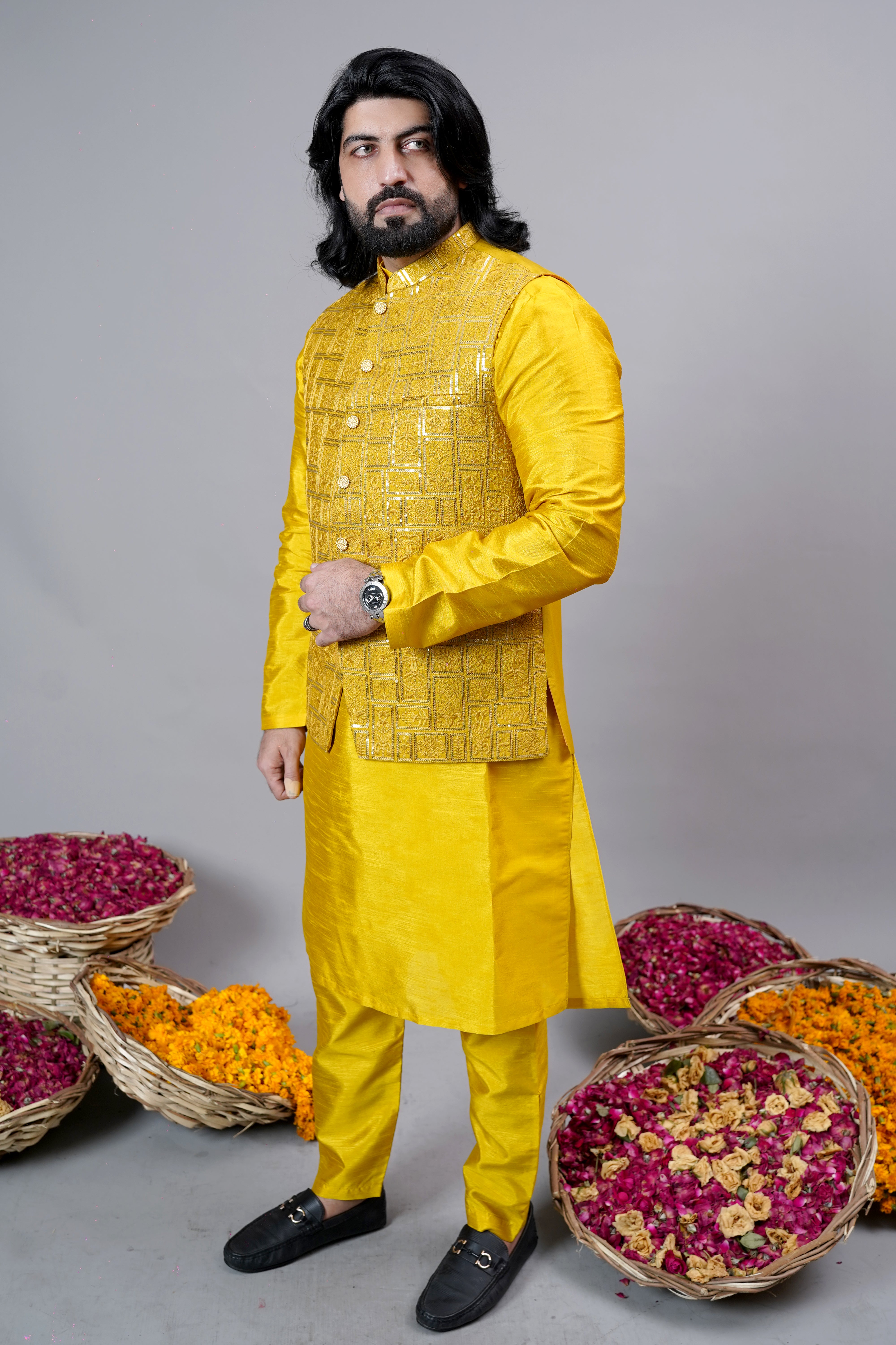 MUSTARD OCHRE Waistcoat